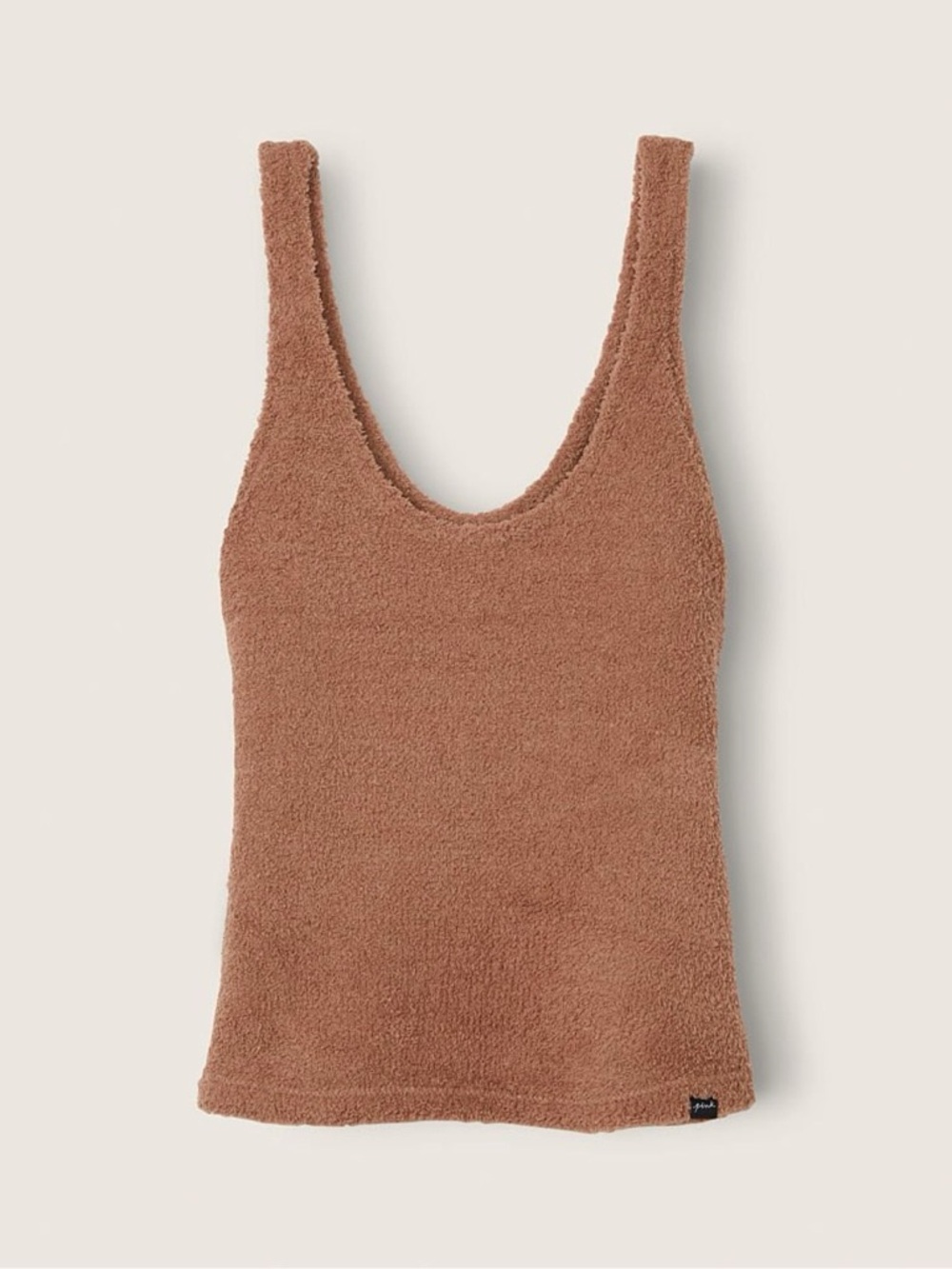 PINK Victoria's Secret Terry Scoop Tank Top - Cocoa